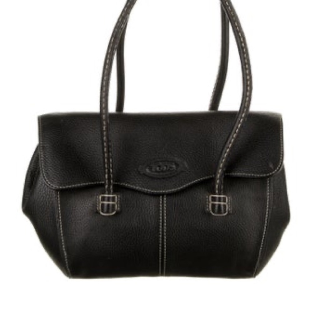 TOD’s Here is a very nice Tod's Women's Leather Handbag in Black leather.